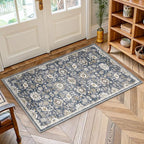AMADA HOMEFURNISHING 2x3 Washable Area Rug, Low-Profile Entryway Rug - Image 4