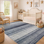 6x8 Area Rugs Living Room: Washable Boho Large Neutral Soft Rug Modern Stain - Image 7