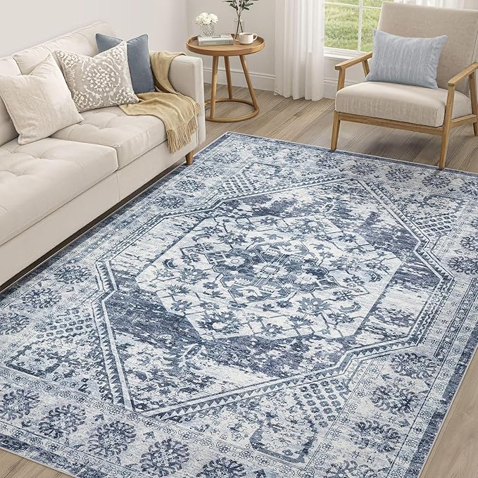 Vintage Living Room Area Rug 6x9 by COTILED