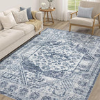 Vintage Living Room Area Rug 6x9 by COTILED