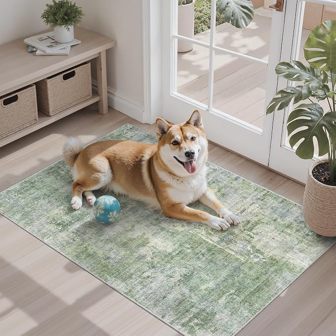 Soalmost 2x3 Abstract Washable Rugs - Image 8