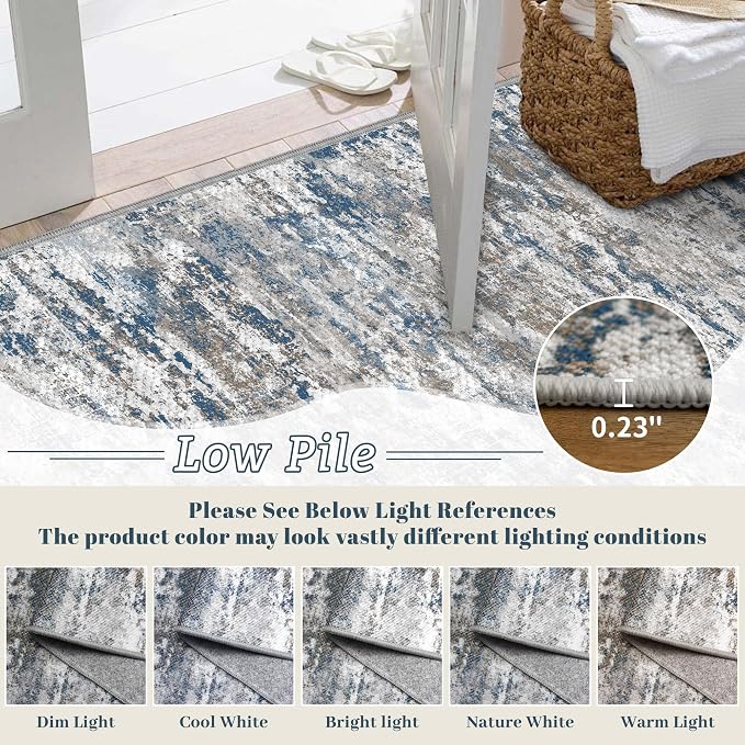 Washable Carpet Runners for Hallway 12ft-Non Slip Floor Runners for Dogs - Image 5