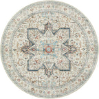 Tortania 6' Round Area Rug Living Room Rugs - Image 9