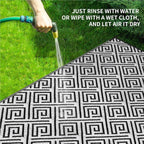 Outdoor Patio Plastic Straw Rug - Image 4