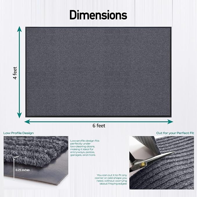 MaxMat® Large Rubber Doormat - Image 2