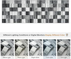 Terrug Black and White Runner Rugs - Image 4