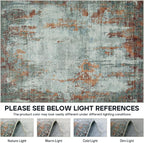 8x10 Area Rugs for Living Room Rug Washable: Modern Large Rug for Dining Room - Image 8