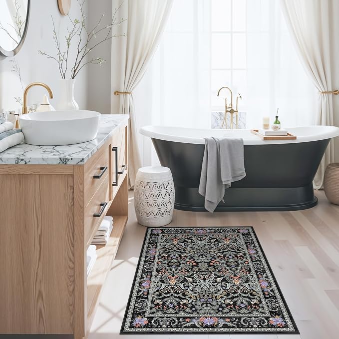 2x3 Entryway Rug Washable Non-Slip - Image 3