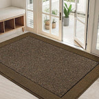 BEQHAUSE Indoor Door Mat 32" x 48", Dirt Trapper Door Mats Non-Slip Entryway by BEQHAUSE