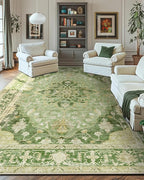 RELEANY Area Rugs Large 10'x14' Washable Non-Slip, Floral Vintage Distress - Image 3