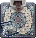 Hompet Cat Litter Mat 2 Pack, 36x36 Large Machine Washable Trapping Mats by Hompet