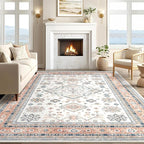 Vintage Living Room Area Rug 6x9 - Image 5