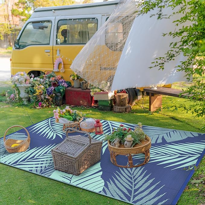 GENIMO Outdoor Rug 9' x 12' Waterproof - Image 3