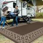 GENIMO Outdoor Rug Waterproof for Patio Decor, Outside Area Mat for Rv - Image 2
