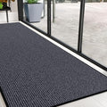 Commercial Door Mat 3'x10' Grey, Heavy Duty Industrial Floor Mat by Unknown