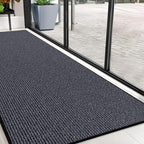 Commercial Door Mat 3'x10' Grey, Heavy Duty Industrial Floor Mat by Unknown
