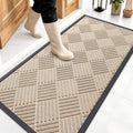 OLANLY Front Door Mat Outside Entrance 47x23, Heavy Duty Sturdy Natural Rubber by OLANLY