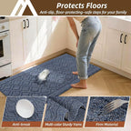 COSY HOMEER Kitchen Rugs Sets 2PCS, Non-Slip Washable Kitchen Mats - Image 5