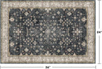 Black Washable 2x3 Entry Rug, Small Rugs - Image 2