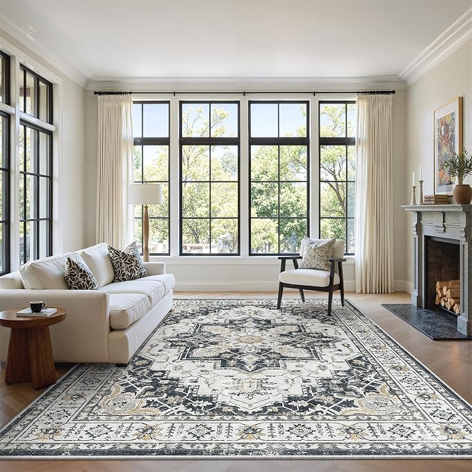 zesthome 5x7 Area Rugs, Machine Washable Rugs - Image 4