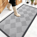 OLANLY Front Door Mat Outside Entrance 47x23, Heavy Duty Sturdy Natural Rubber by OLANLY