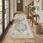 Tortania Area Rug 3x12 Runner Rugs - Image 2