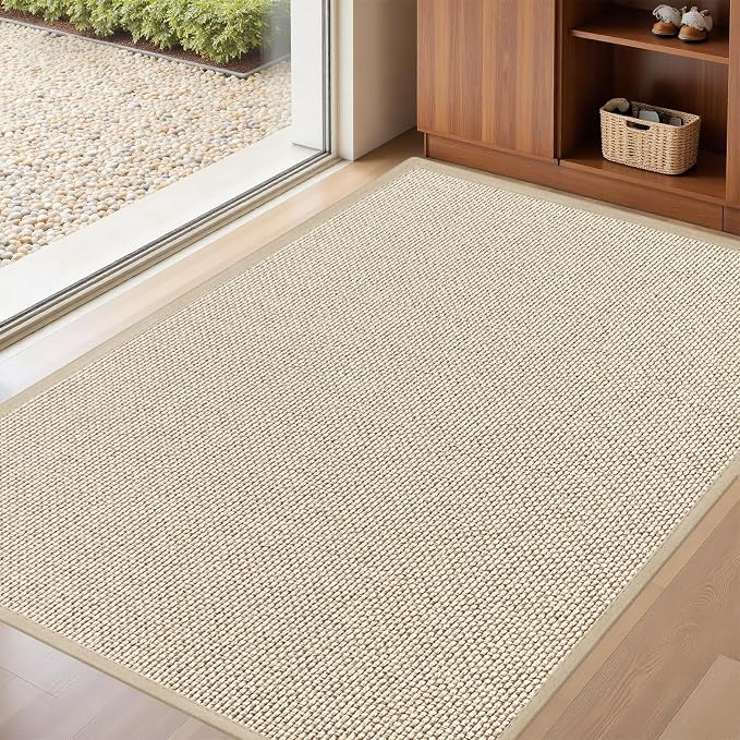 LEKEEPGO Door Mat 32"x47", Non Slip Door Mat Indoor Entrance, Rubber Backing by LEKEEPGO