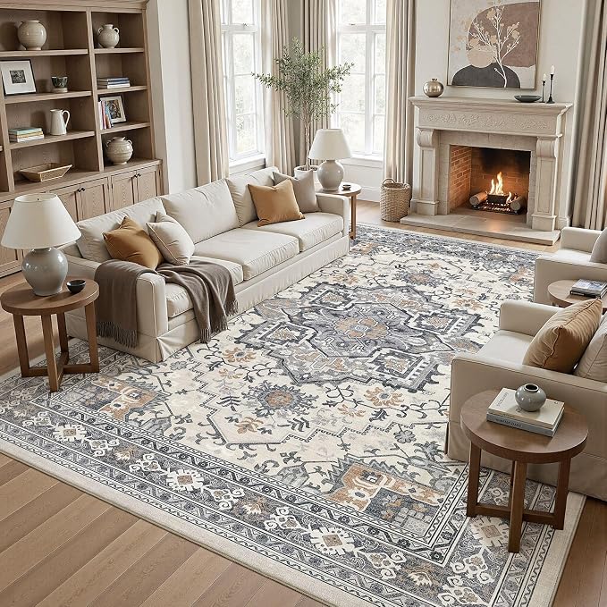 UERMEI 10x14 Area Rug Living Room Rugs - Image 7
