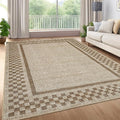 GarveeHome Modern Bordered 8x10 Area Rugs by GarveeHome