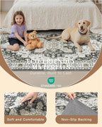 Madane Hallway Runner Rug 2x12, Extra Long Washable Runner Rugs - Image 9