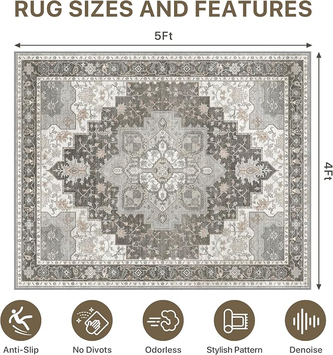 48"x60" Office Chair Mat for Hardwood Tile Floor, Under Desk Carpet Protector - Image 9