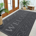 OLANLY Welcome Door Mat Indoor Outdoor Entrance, Heavy Duty Sturdy Front Door by OLANLY