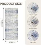 4x10 Runner Rug, Washable Hallway Rug - Image 2