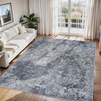 6x9 Area Rugs for Living Room Rug Washable: Abstract Rug for Dining Room by Aelenmu