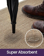 DEXI Ultra Thin Entryway Indoor Door Mat 17x30, Non Slip Rubber Backing Inside - Image 6