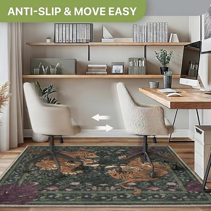 36"x60" Office Chair Mat for Hardwood Tile Floor, Under Desk Carpet Protector - Image 3