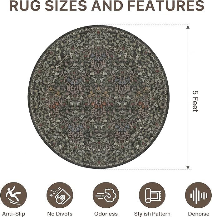 Office Chair Mat for Hardwood Tile Floor, Under Desk Carpet Protector for - Image 6