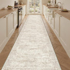 3x14 Washable Runner Rug for Hallway, Non-Slip Long Hallway Runner for Entryway - Image 3