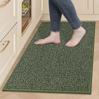 BEQHAUSE Kitchen Rugs 24"x36", Non-Slip Kitchen Mats by BEQHAUSE