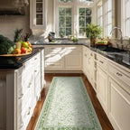 Sage Green Runner Rug 2x6 for Hallways, Non-Slip Washable Kitchen Runner - Image 9