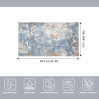 2x4 Runner Rug Washable Non-Slip – Small Throw Rug - Image 2