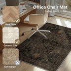 48"x60" Office Chair Mat for Hardwood Tile Floor, Under Desk Carpet Protector - Image 3
