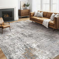 5x7 Area Rugs Washable Rug: Living Room Large Abstract Modern Soft Stain by LOONGRUG