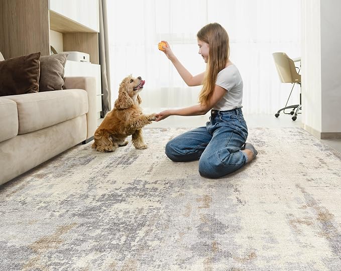 UERMEI 8x10 Washable Area Rug - Image 8