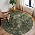 Moynesa Ultra-Thin Washable 5ft Round Rug by Moynesa