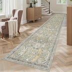 Madane Hallway Runner Rug 2x12, Extra Long Washable Runner Rugs by Madane