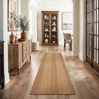 MatEssen 2x7 Thin Runner Rug for Hallway, 30% Cotton 70% Polyester Woven Carpet - Image 3