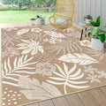 Pauwer Waterproof Outdoor Rug 8x10, Reversible Plastic Straw Patio Camping Rug by Pauwer