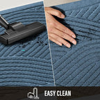 HIYARD Sturdy Front Door Mat, Absorbent Muddy Dirt Resist Welcome Door Mats - Image 7