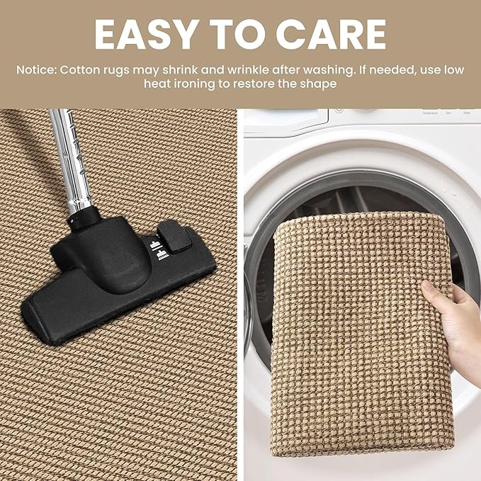 IOHOUZE Washable Exrea Long Hallway Runner Rug 2.6x18 Rubber Backed Kitchen - Image 4
